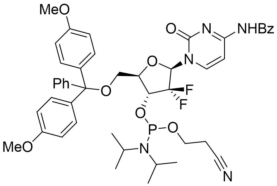 5'-ODMT-Bz-difluoro-deoxycytidine Image 1